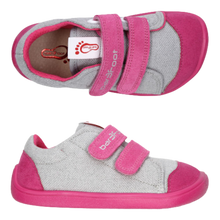 Lade das Bild in den Galerie-Viewer, BAR3FOOT Elf Denver Sneaker Grau-Pink