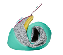 Lade das Bild in den Galerie-Viewer, Affenzahn Kinder Hausschuhe Vegan Homie Eule