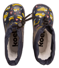 Lade das Bild in den Galerie-Viewer, Koel4Kids Wellie Gefütterte Gummistiefel Tractor Blue
