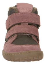 Lade das Bild in den Galerie-Viewer, Froddo Kinder Stiefeletten - BAREFOOT WINTER WOOL Grey/Pink
